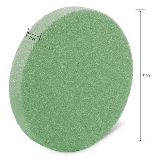 FloraCraft&reg; FloraFōM Green Foam Disc {5}