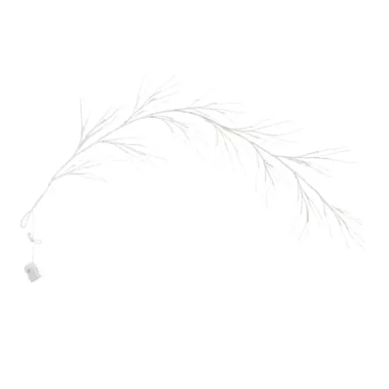 6ft. Artificial White Birch Warm White LED Pre-Lit Garland {1}