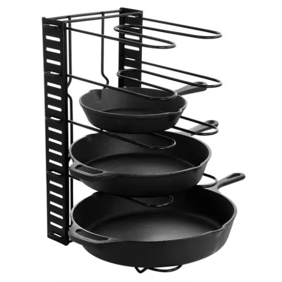 MegaChef 12 Piece Round PreSeasoned Cast Iron Cookware Set {7}