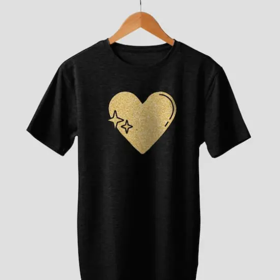 Cricut Joy Xtra&trade; Smart Iron-On&trade; Prismatic Glitter, 19" Gold {6}