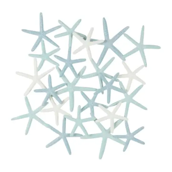 Light Blue Metal Overlapping Starfish Wall D&eacute;cor {1}