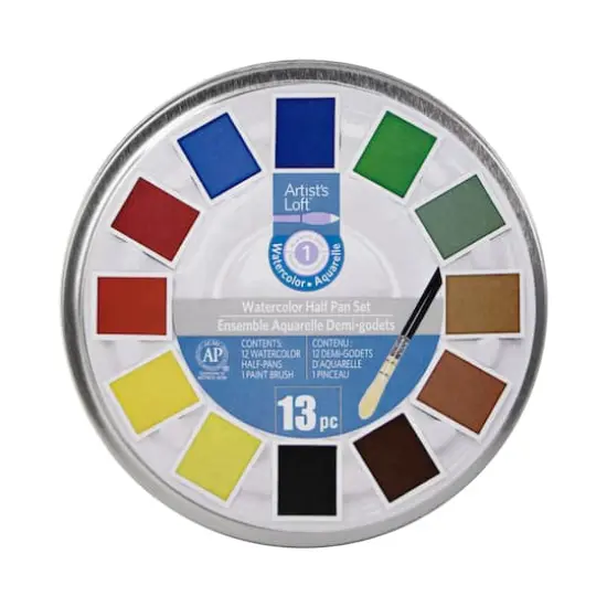 Watercolor Half-Pan Set by Artist's Loft&trade; {7}