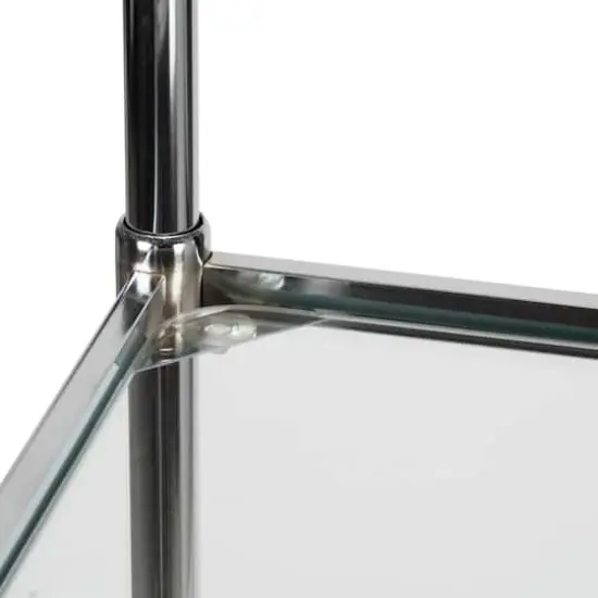 Organize It All 3-Tier Glass Shelf Space Saver  {5}