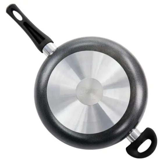 Oster Pallermo 3.5qt. Charcoal Aluminum Nonstick Sauté Pan with Lid {7}