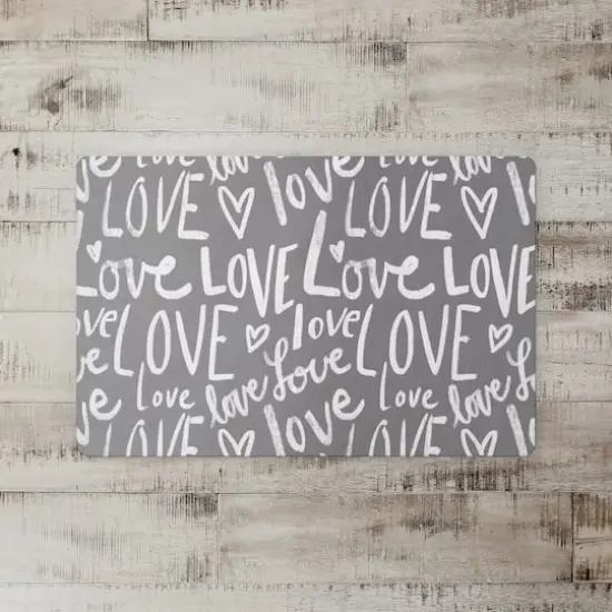 Love Typography 27" x 18" Floor Mat {3}