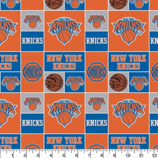 Camelot Fabrics NBA New York Knicks Patch Cotton Precut Fabric Bundle {3}