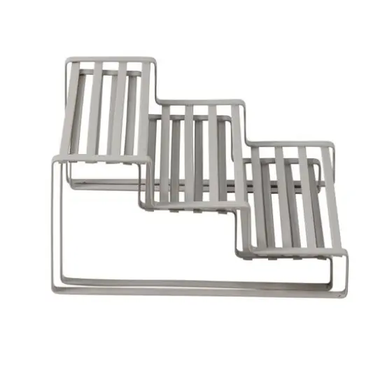 Honey Can Do Gray 3-Tier Adjustable Spice Rack Organizer {9}