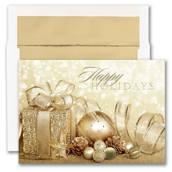 JAM Paper 5" x 7" Holiday Package Blank Cards & Matching Envelopes Set, 25ct. {1}