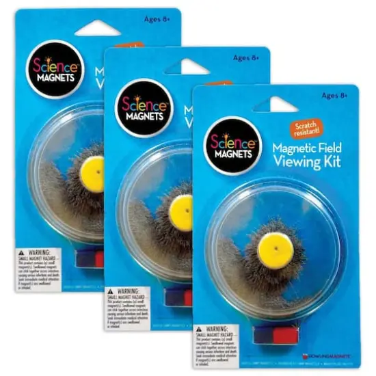 Dowling Magnets&reg; Magnetic Field Viewing Kits with Steel Filings, 3ct. {1}