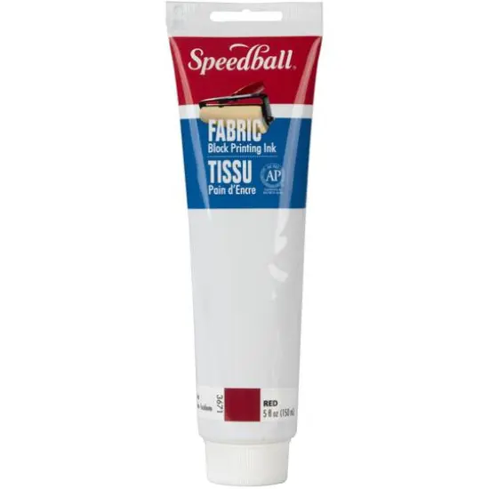 Speedball&reg; Fabric Block Printing Ink, 5oz. Red {1}