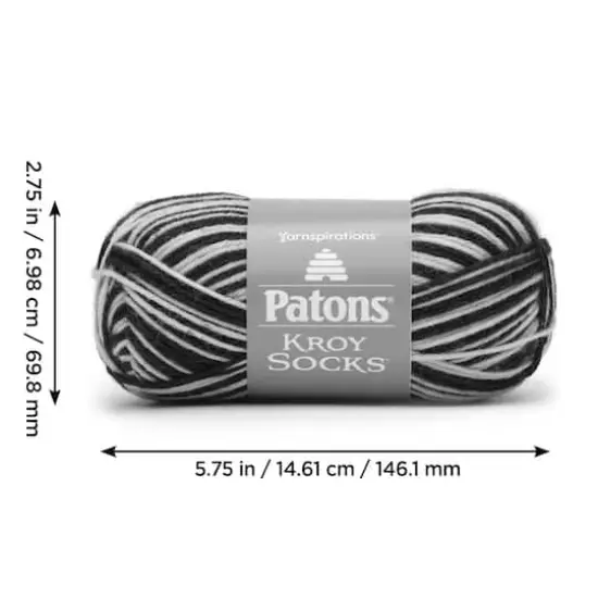 Patons&reg; Kroy Socks&trade; Yarn Turquoise Stripes {8}