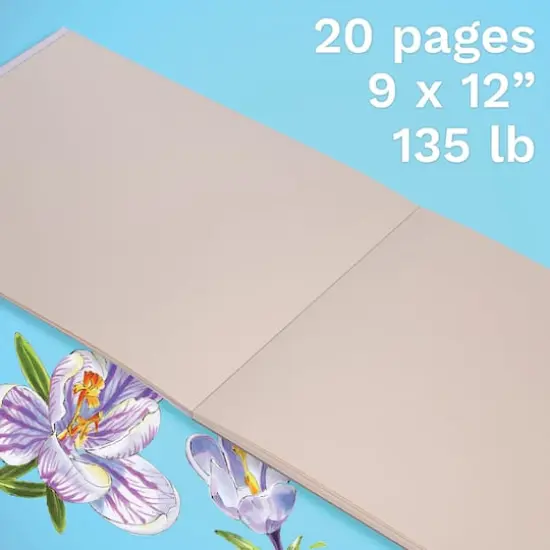 Canson&reg; Graduate Foldover Natural Toned Mixed Media Pad, 9" x 12" {4}