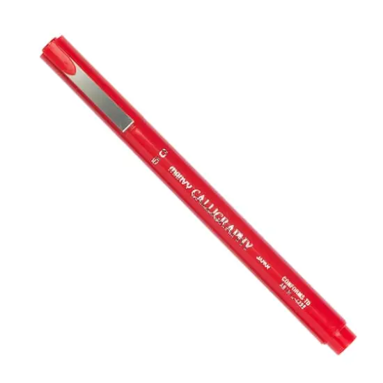 JAM Paper 5.0mm Calligraphy Pen, 2ct. Red {1}