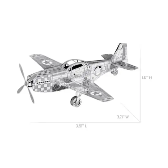 Metal Earth&reg; P-51 Mustang 3D Metal Model Kit {7}