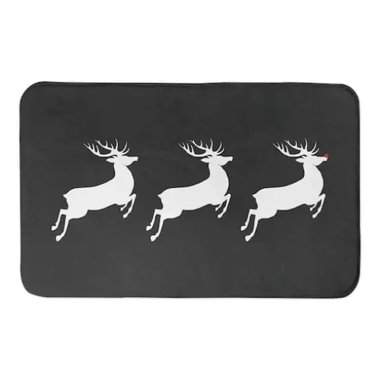 Designs Direct Reindeer Line Bath Mat, 34" x 21" {1}
