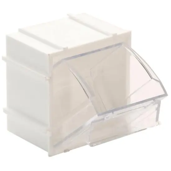 Quantum Storage Systems&reg; 2.375" x 3" Individual Tip Out Bin White {1}