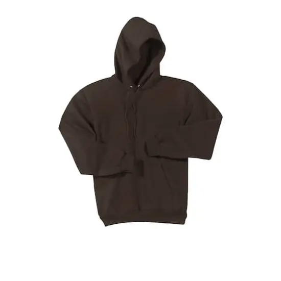 Port & Company&reg; Tall Essential Fleece Pullover Hooded Sweatshirt Dark Chocolate Brown {1}
