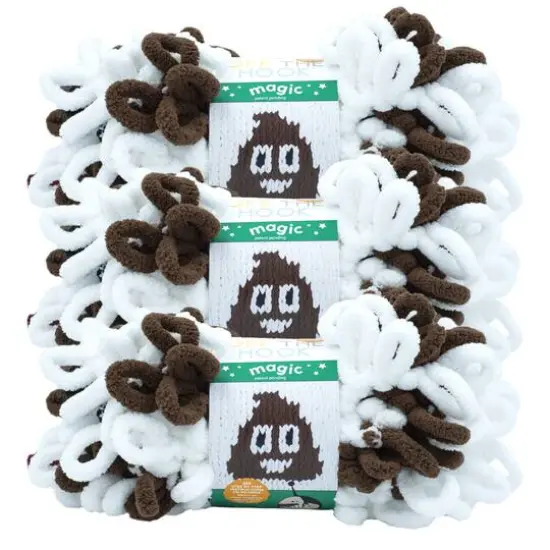 3 Pack Lion Brand&reg; Off the Hook&reg; Magic Yarn Poop Emoji {1}