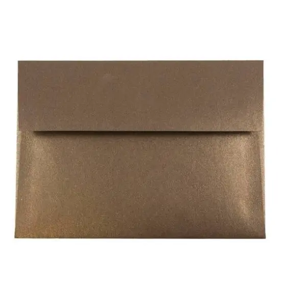 JAM Paper A7 Metallic Invitation Envelopes, 25ct. Bronze Stardream {1}