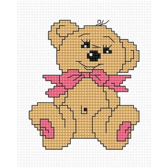 Luca-s Bear Counted Cross Stitch Kit {1}