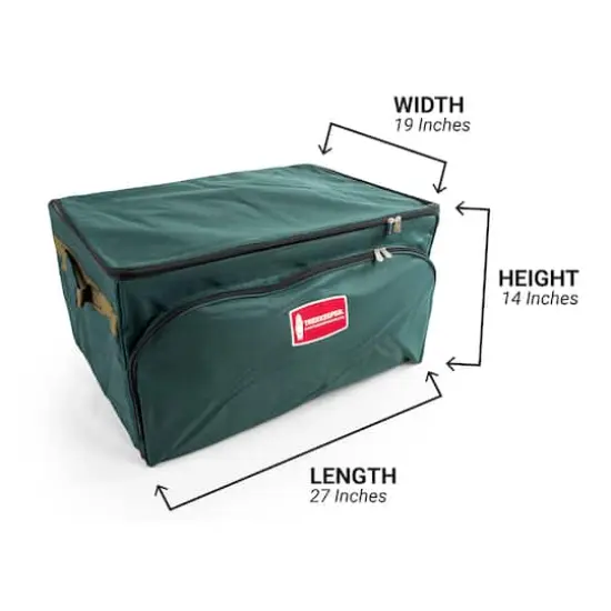 TreeKeeper 72ct. 4" Christmas Ornament Storage Box with Front Pocket {13}