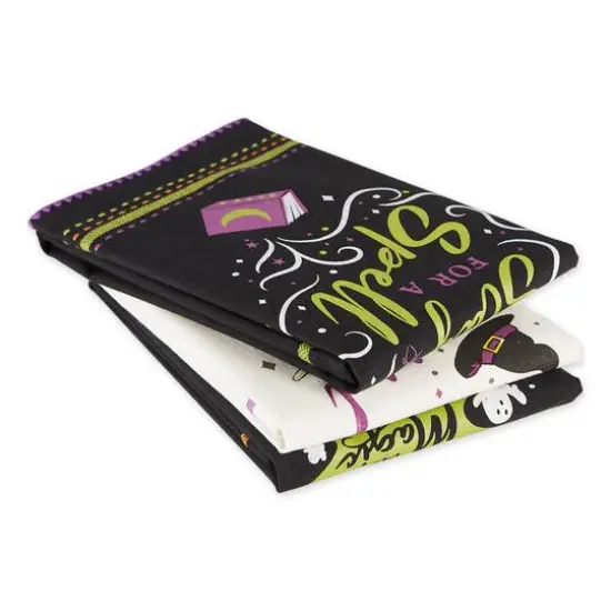 DII&reg; Witchin' In The Kitchen Printed Dishtowel Set {4}