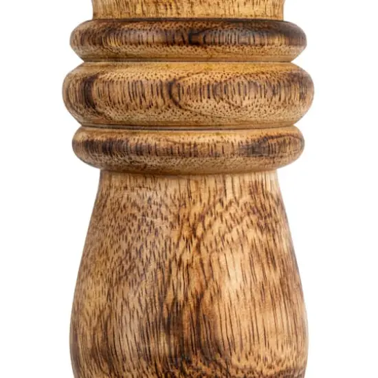 Hello Honey&reg; 8" Carved Wood Candle Holder {3}
