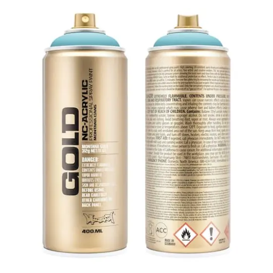 Montana&trade; Cans GOLD Shock Color Spray Paint, 400mL S5000 Shock Blue Light {1}