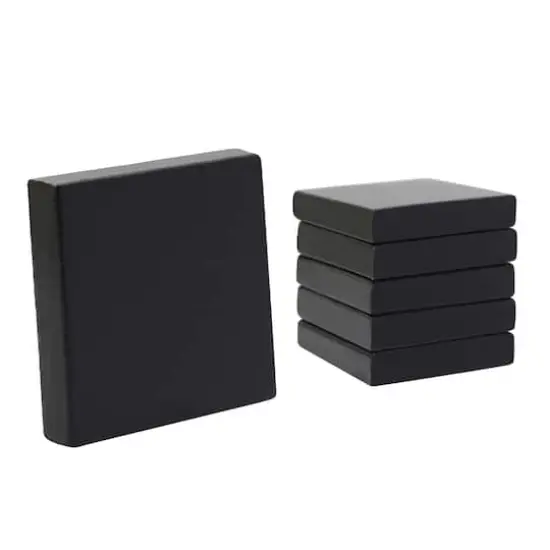 6 Pack 2" x 2"&nbsp;Mini Canvas by Artist's Loft&trade; Necessities&trade; Black {1}