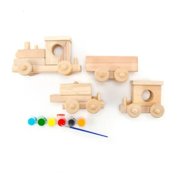Made by Me&reg; Paint Your Own Wooden Train {6}