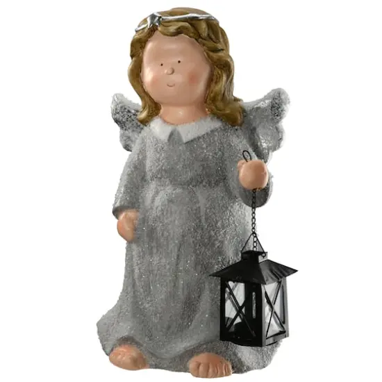 16" Angel With Lantern D&eacute;cor {1}
