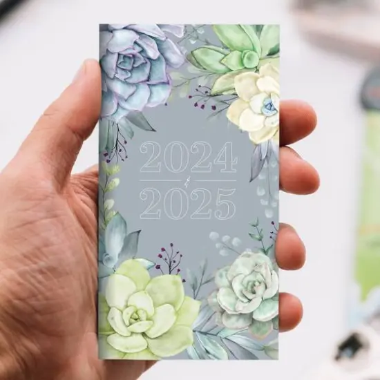 2024-2025 Succulent Monthly Pocket Planner {6}