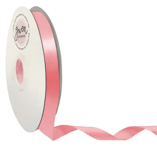 Gwen Studios Single Faced Satin Ribbon Pink {1}