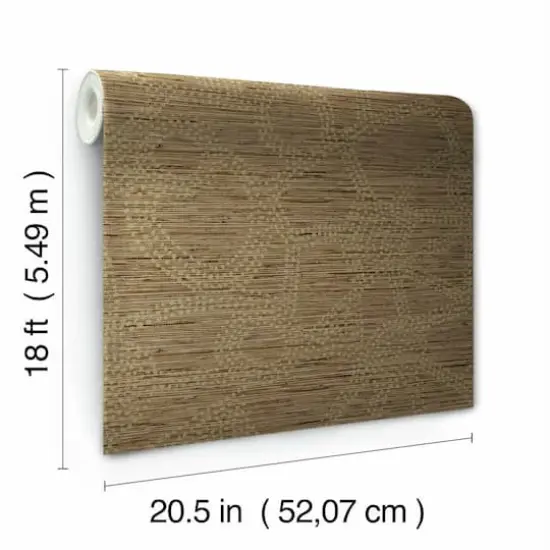 Roommates Amhara Peel & Stick Wallpaper Brown {9}