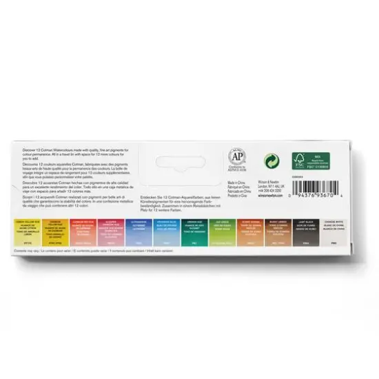 Winsor & Newton&reg; Cotman Water Colours&trade; Blue Box Set {4}