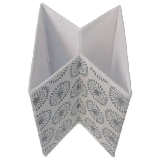 DII&reg; Square Gray Starburst Nonwoven Polyester Cube, 2ct. {4}