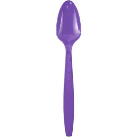 JAM Paper Plastic Spoons, 100ct. Purple {1}