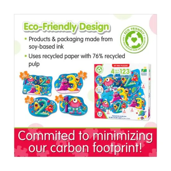 My First Puzzles - 4 In A Box - 123: 20 Pcs {7}