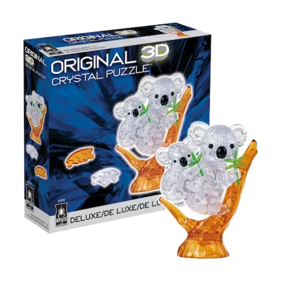 3D Crystal Puzzle - Koala and Baby: 60 Pcs {3}