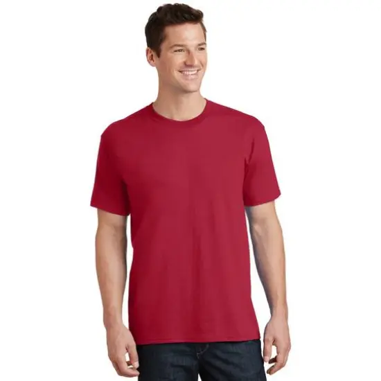Port & Company&reg; Darks Core Cotton T-Shirt Red {4}