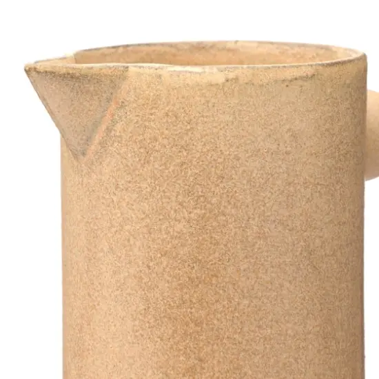 Hello Honey&reg; 6.3" Brown Stoneware Pitcher {5}