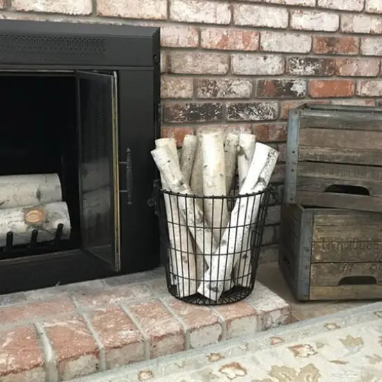 Wilson® Enterprises 5"-6" Large White Birch Fireplace Set, 5ct. {9}