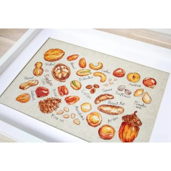 Luca-S Nuts & Seeds Counted Cross Stitch Kit {3}