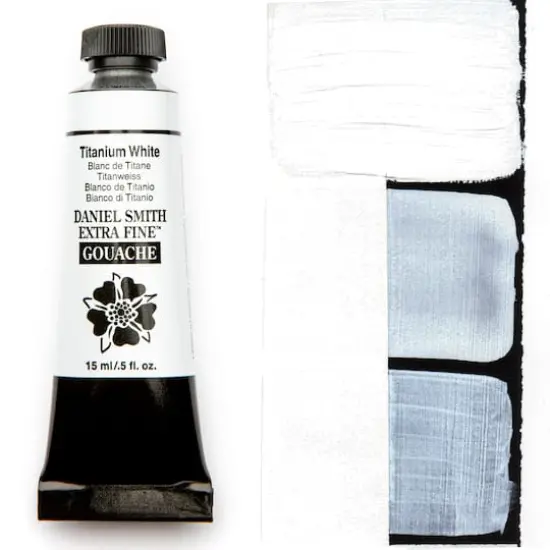 Daniel Smith Extra Fine&trade; Gouache Paint Titanium White {3}