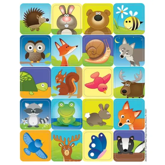 Eureka&reg; Woodland Creatures Theme Stickers, 12 Packs of 120 {3}