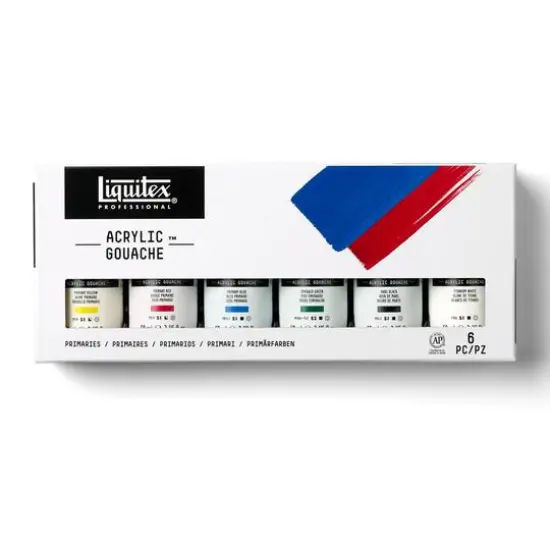 Liquitex&reg; Professional Primaries 2oz. Acrylic Gouache, 6ct. {8}