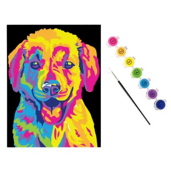 ArtSkills&reg; 8.5" x 11" Puppy Paint by Number for Kids {4}