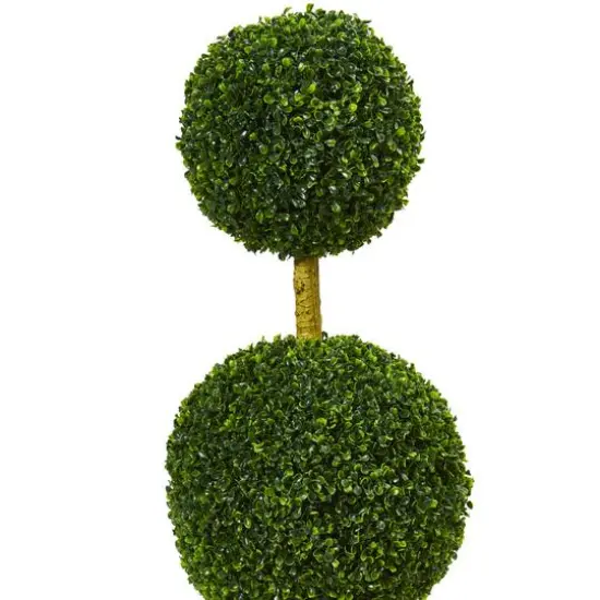 4.5ft. Potted Double Ball Boxwood Topiary Tree {3}