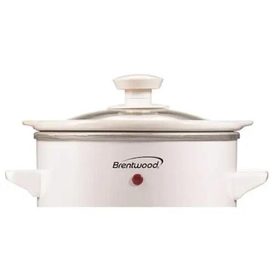 Brentwood 1.5qt. White Slow Cooker {4}