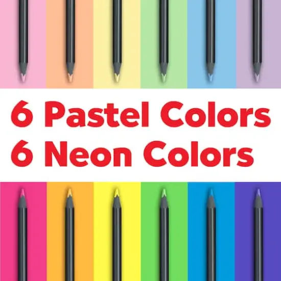 Faber-Castell&reg; Black Edition Neon & Pastel Colored Pencils {3}